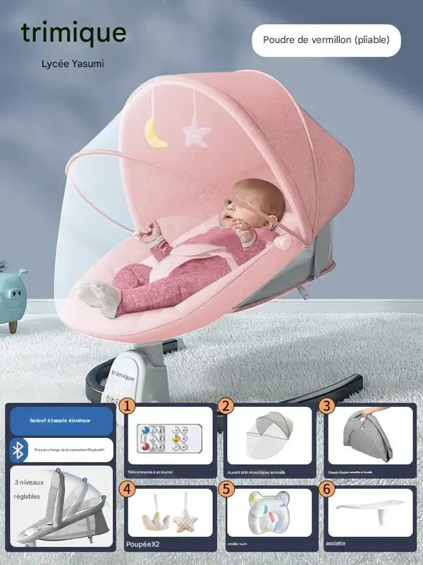 Balancelle bébé™ | Chaise Berçante Musicale LED™