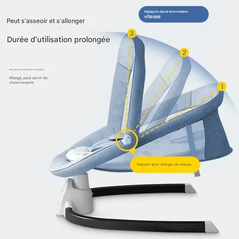 Balancelle bébé™ | Chaise Berçante Musicale LED™
