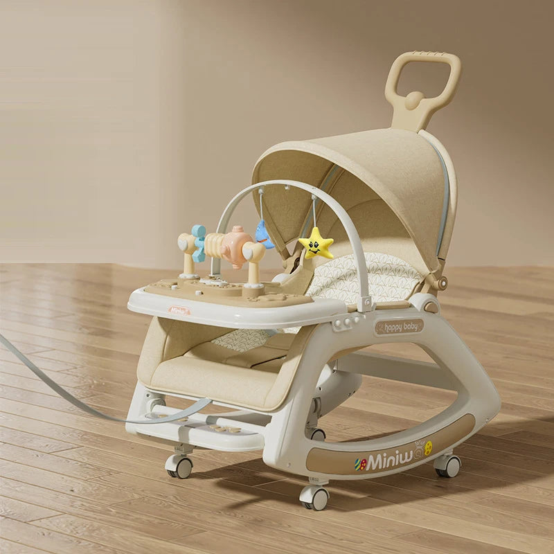 Baby Rocking Chair Comfort Chair 0-3 Years Old Multi-function Baby Stroller Recliner Chair Infant Cradle Baby Swing