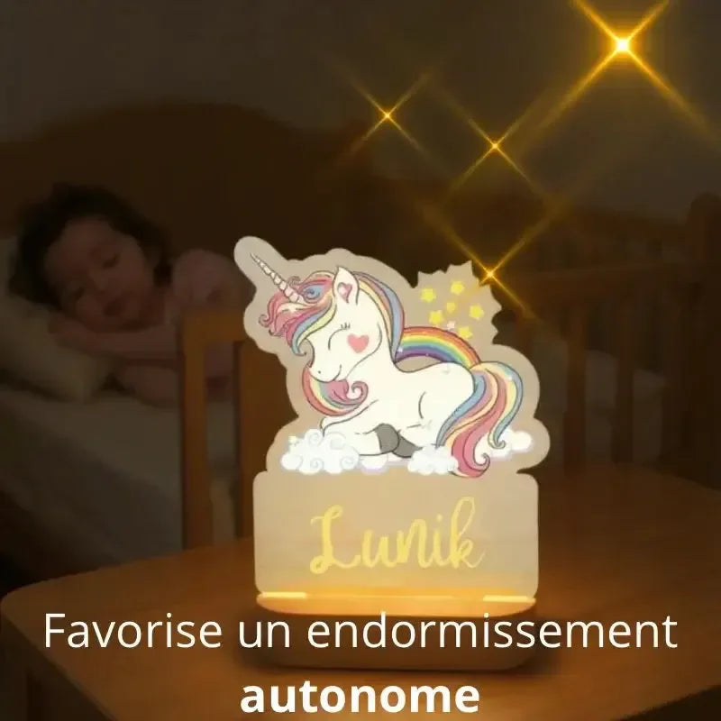 Veilleuse bébé™ | Licorne Personnalisée™