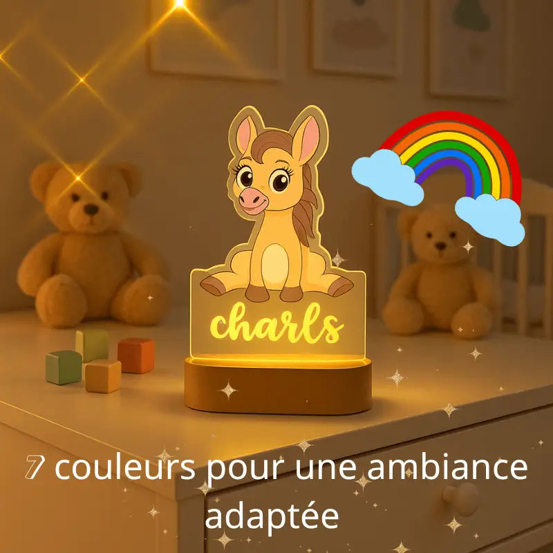 Veilleuse bébé™ | Âne Personnalisé™