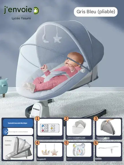 Transat bébé™ | Chaise Berçante Musicale LED™