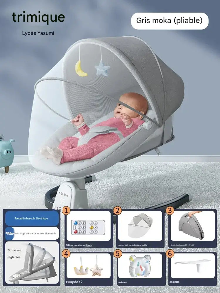 Transat bébé™ | Chaise Berçante Musicale LED™