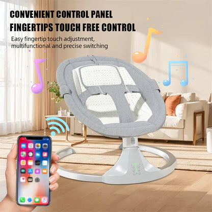 Baby Electric Rocking Chair Cradles Coax Baby Luxury Electric Swing Shaker reliner Comfort flesh 0-3 Years Old Baby Bed