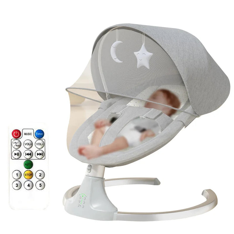 Baby Electric Rocking Chair Cradles Coax Baby Luxury Electric Swing Shaker reliner Comfort flesh 0-3 Years Old Baby Bed