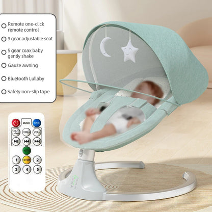 Baby Electric Rocking Chair Cradles Coax Baby Luxury Electric Swing Shaker reliner Comfort flesh 0-3 Years Old Baby Bed
