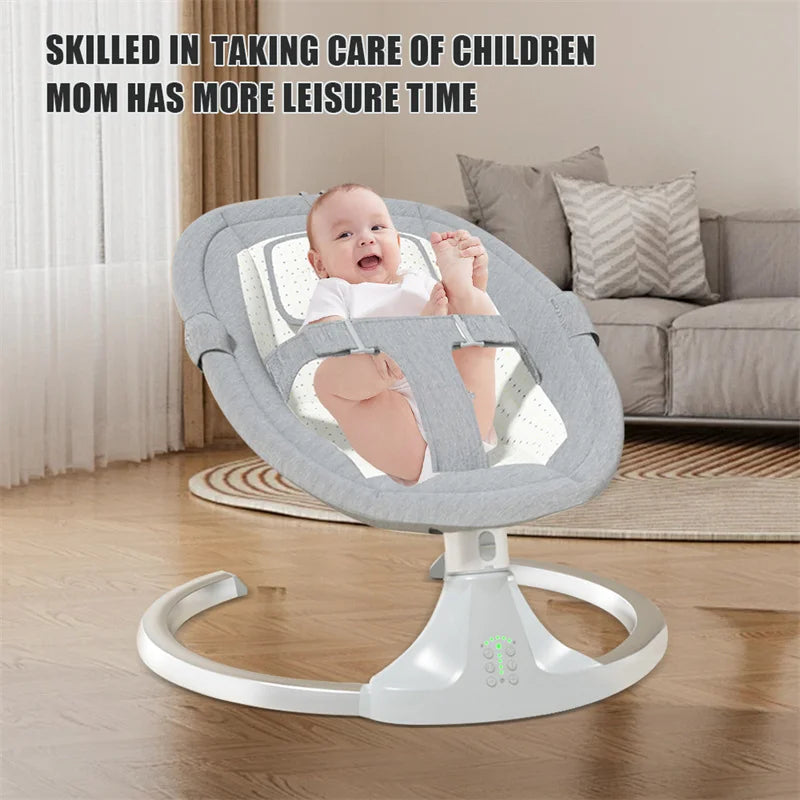 Baby Electric Rocking Chair Cradles Coax Baby Luxury Electric Swing Shaker reliner Comfort flesh 0-3 Years Old Baby Bed