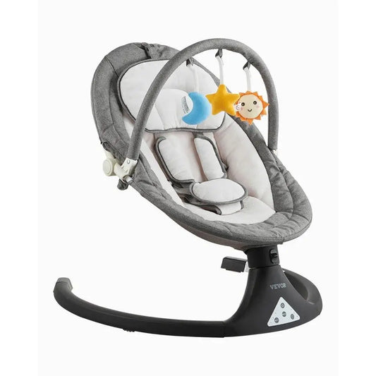 Balanceuse Bébé 5 Vitesses 3 Positions Siège Contrôle Distance Barre Jouet