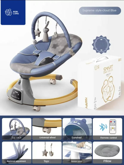 Baby Rocking Chair Baby Soothing Chair Multifunctional Electric Baby Cradle Newborn Sleeping Cradle Electric Baby Swing