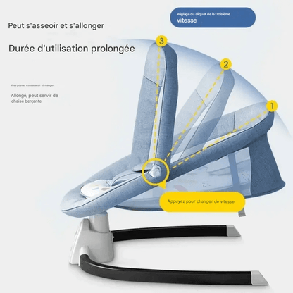 Balancelle bébé™ | Chaise Berçante Musicale LED™