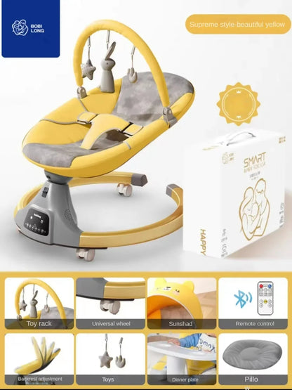 Baby Rocking Chair Baby Soothing Chair Multifunctional Electric Baby Cradle Newborn Sleeping Cradle Electric Baby Swing