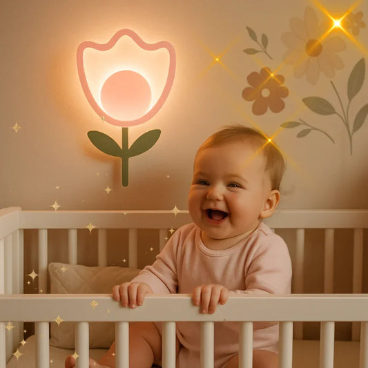 Veilleuse bébé™ | Mural Pink Tulip™