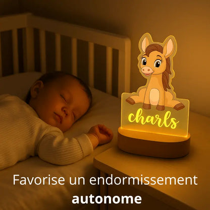 Veilleuse bébé™ | Âne Personnalisé™