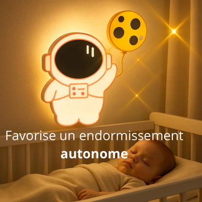 Veilleuse bébé™ | Mural Pink Astronaut™