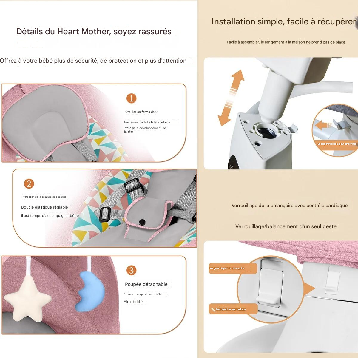 Balancelle bébé™ | Chaise Berçante Électrique™