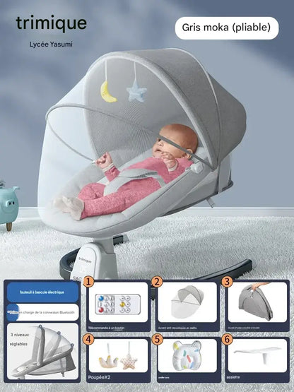 Transat bébé™ | Chaise Berçante Musicale LED™