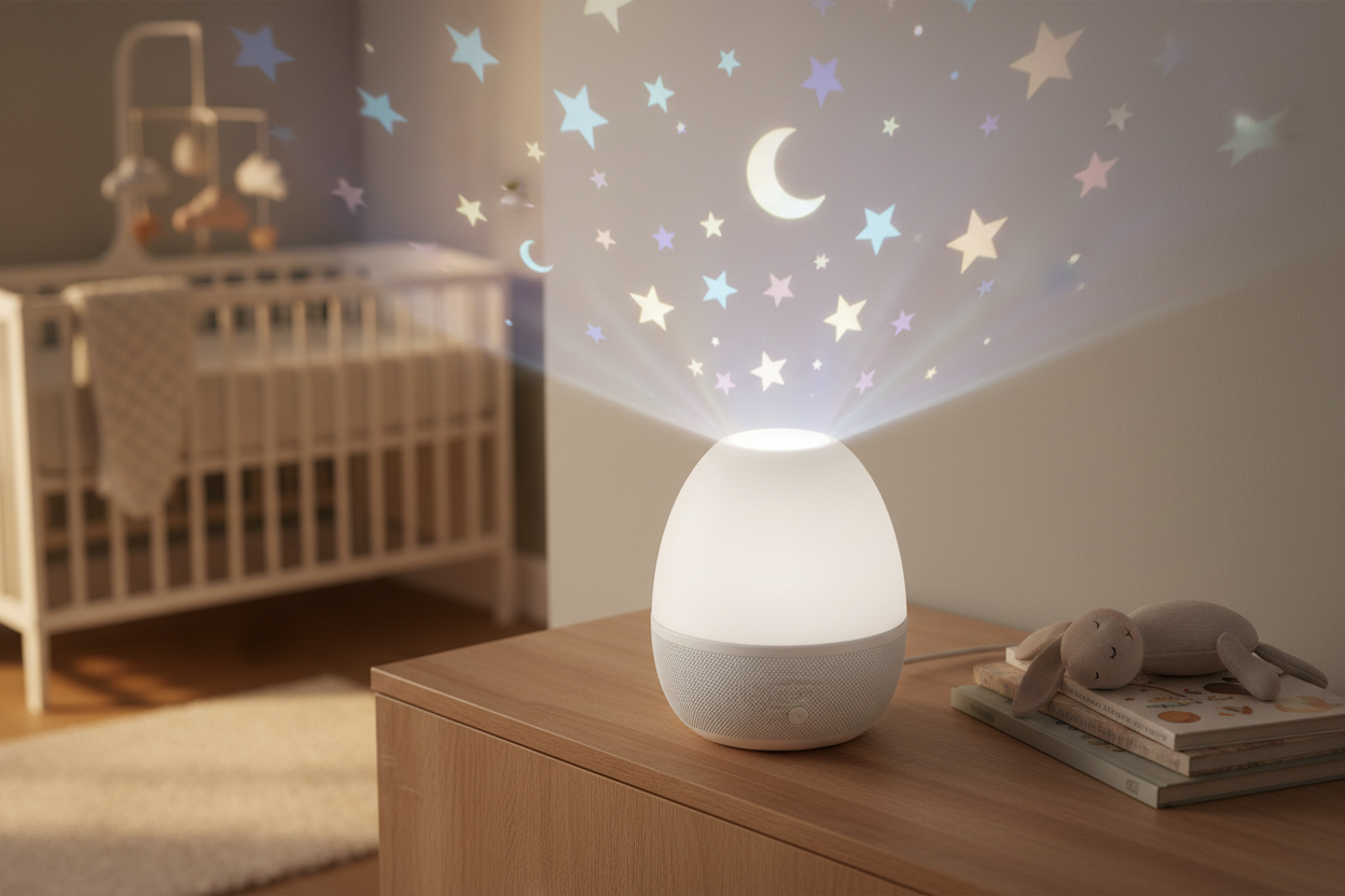 Veilleuse bébé projecteur 